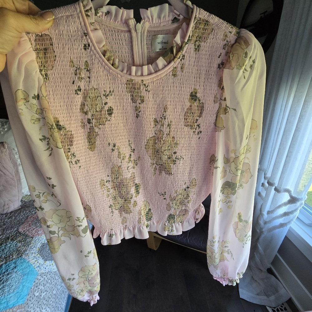 Aritzia Wilfred Tempest Blouse